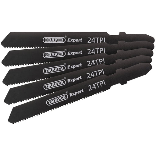 Draper DT118A Jigsaw Blade Set, 92mm (5 Piece) 81729 Draper - Dynamic Drive