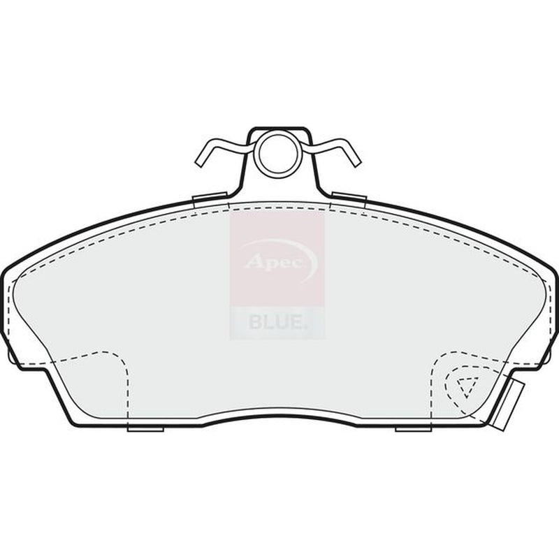 Apec Front & Rear Brake Discs & Pads fits Honda Civic VI 1995-2001 1.6