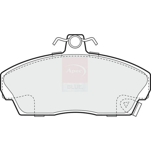 Apec Front & Rear Brake Discs & Pads fits Honda Civic VI 1995-2001 1.6