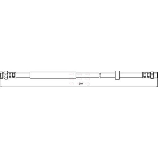 Apec Brake Hydraulic Hose Line inner HOS3363
