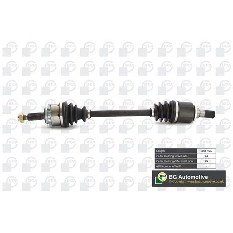 BGA CV Drive Shaft Driveshaft Front Left fits Kia Picanto I 2004-2011 1.0 1.1