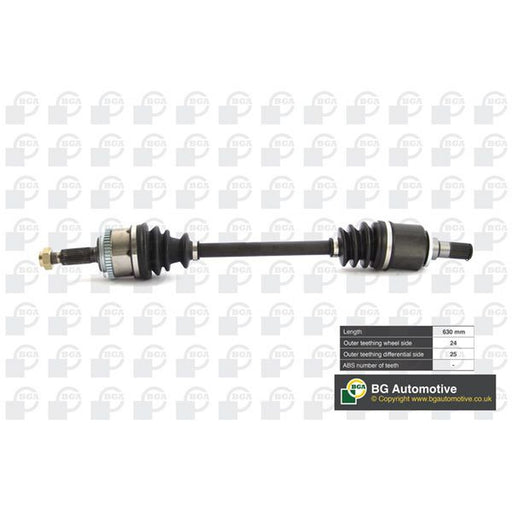 BGA CV Drive Shaft Driveshaft Front Left fits Kia Picanto I 2004-2011 1.0 1.1