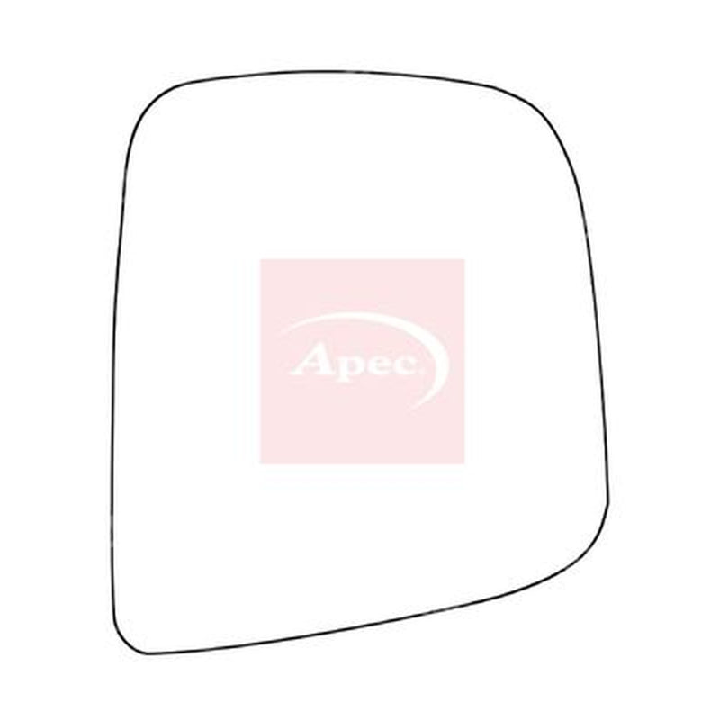 Apec Exterior Wing Mirror Glass Right fits Nissan NV200 2010-2011 1.5