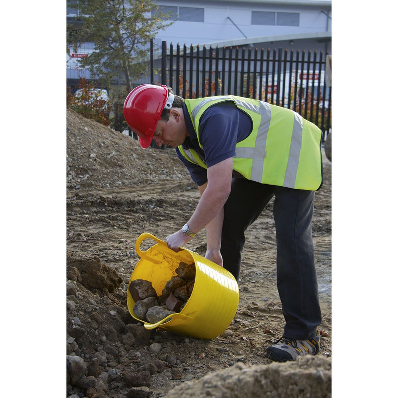 Sealey Heavy-Duty Flexi Tub 40L Yellow SFT40Y Sealey - Dynamic Drive
