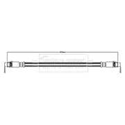 Borg & Beck Brake Hydraulic Hose Line inner BBH8821