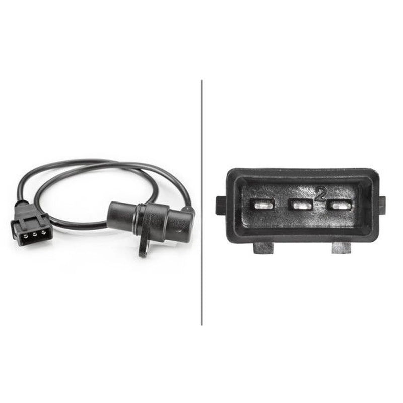 Hella Crankshaft Position Sensor fits Seat Alhambra 1996-2010 2.0
