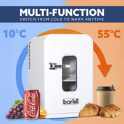 Baridi Mini Fridge/Warmer 15L Capacity 12V/230V - White DH94 Baridi - Dynamic Drive
