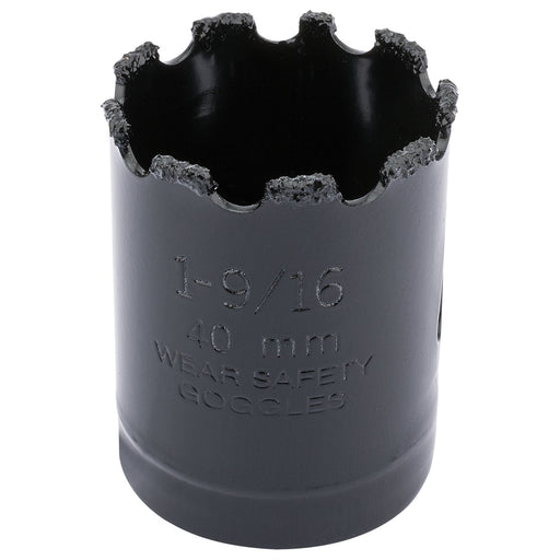 Draper Tungsten Carbide Grit Hole Saw, 40mm 34893 Draper - Dynamic Drive
