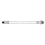 Apec Brake Hydraulic Hose Line Rear fits Alfa Romeo Giulia 2015-2022 2.0 2.2 2.9