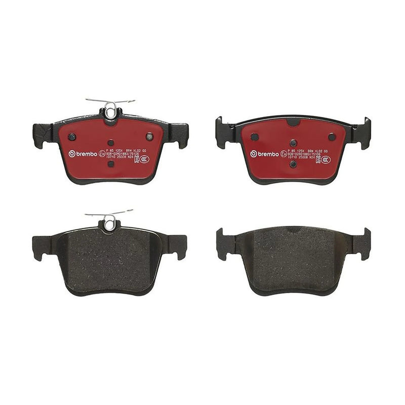 Brembo 4 x Rear Brake Pad Set fits Audi A3 2012-2020 1.0 1.2 1.4 1.5 1.6 1.8