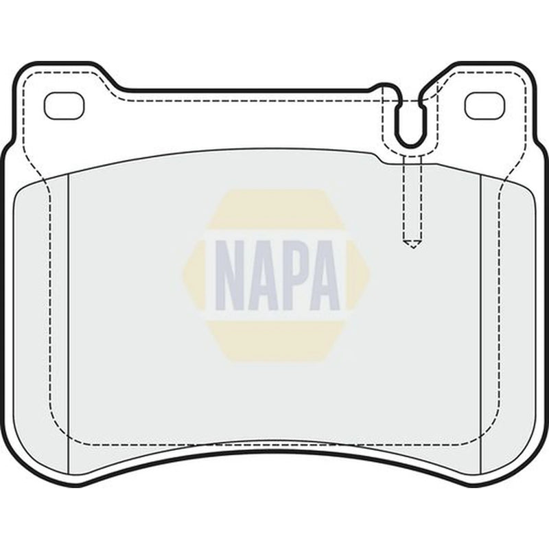 NAPA Front Brake Pad Set fits Mercedes-Benz C-Class 2000-2008