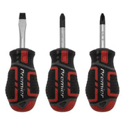 Sealey Premier Premier GripMAX Stubby Screwdriver Set 3pc AK4328 Sealey Premier - Dynamic Drive
