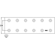 DON Don Cv Brake Lining Set fits Daf 45 1991-2000
