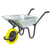 Walsall 90L Galvanised Heavy-Duty Endurance Wheelbarrow - Puncture Proof - EGVPP
