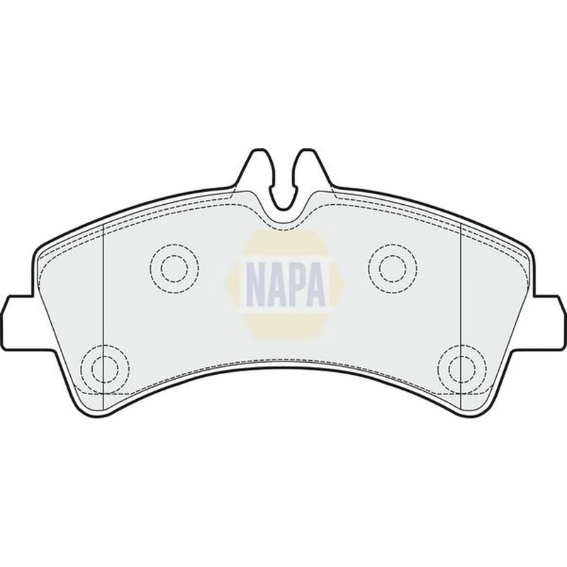 NAPA Rear Brake Pad Set fits Mercedes-Benz Sprinter 3,5-T Bus 2011-2016