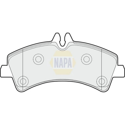 NAPA Rear Brake Pad Set fits Mercedes-Benz Sprinter 3,5-T Bus 2011-2016