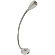 Long Neck Aluminium LED Reading Light (Warm White / Touch Dimmable) Aten Lighting - Dynamic Drive