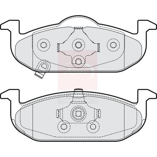 Apec Front Brake Pad Set fits MG MG 3 2011 on 1.3 1.5