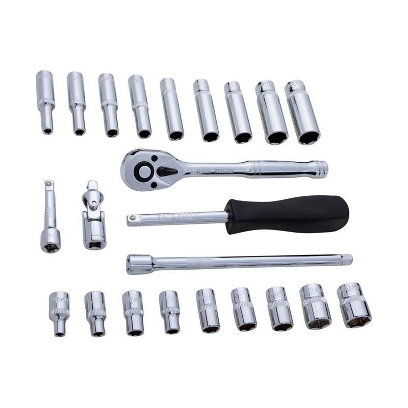 Bluespot Tools 1/4in Metric Socket Set, 24 Piece BlueSpot Tools - Dynamic Drive