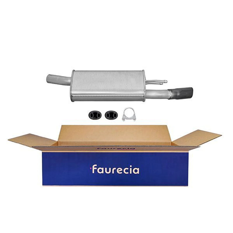 Hella End Silencer Rear fits Opel Tigra 1994-2000 1.4 1.6