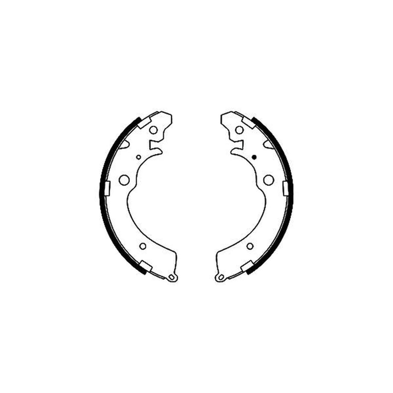 Mintex Brake Shoe Set Axle Kit fits Honda Accord 1990-1993 1.8 2.0 2.2