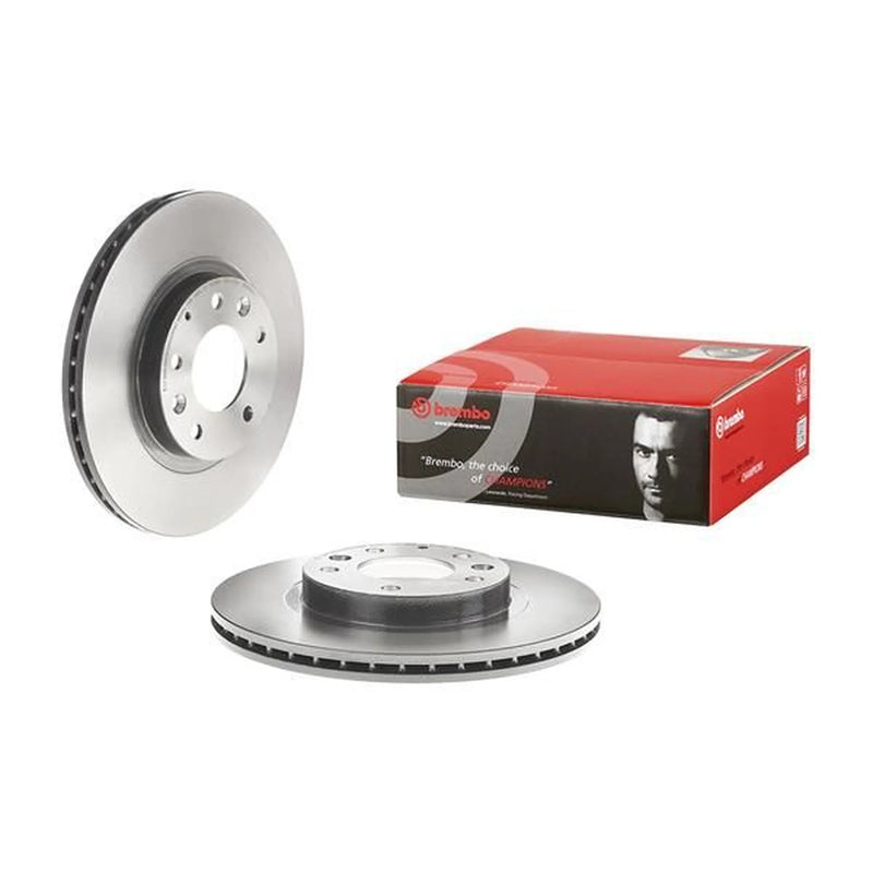 Brembo 2 x Internally Vented Brake Discs fits Mazda MX-5 2005-2016 1.8 2.0