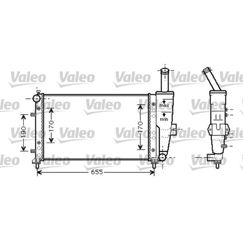 Valeo Engine Radiator 734459