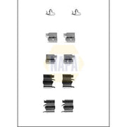 NAPA Brake Pad Accessory Fitting Kit Front fits Mazda P 1998-2004 1.3 1.4 1.5