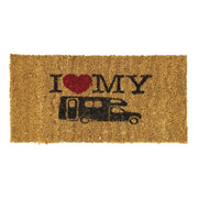 MDS1203 Reimo I Love My Motorhome Coconut door Mat 51649 UK Camping And Leisure - Dynamic Drive