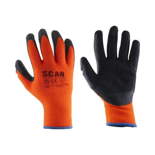 Scan Thermal Latex Coated Gloves - L (Size 9) Scan - Dynamic Drive