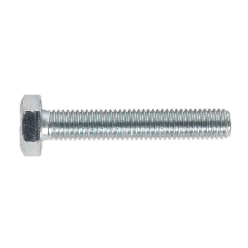Sealey HT Setscrew M10 x 60mm 8.8 Zinc Pack of 25 SS1060 Sealey - Dynamic Drive