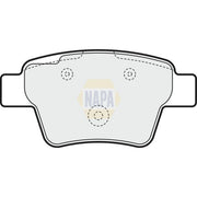 NAPA Rear Brake Pad Set fits Peugeot 207 2006-2013 1.6