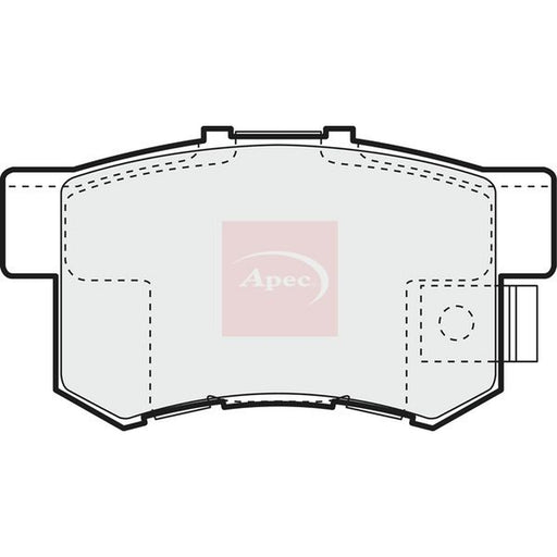 Apec Front & Rear Pads fits Honda Legend IV 2006-2012 3.5