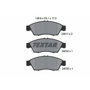 Textar Front Brake Pad Set 2381701