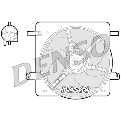 Denso Engine Cooling Fan fits Ford Ka 1996-2008 1.3