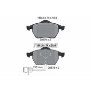 Textar Front Brake Pad Set 2067602