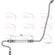 Apec Brake Hydraulic Hose Line outer HOS4148