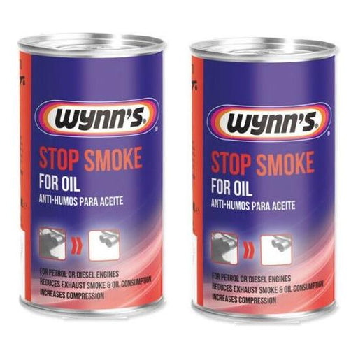 2x Wynns Stop Smoke Oil Additive Petrol & Diesel Engines Reduce Exhaust Smoke 325ml Wynns - NN4 Online 
