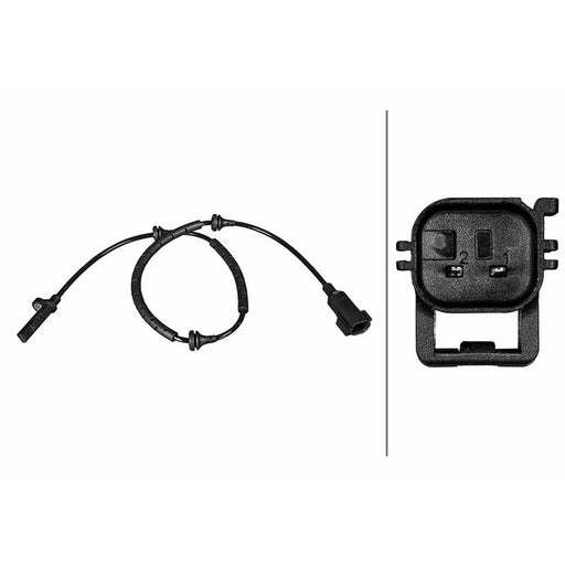 Hella ABS Wheel Speed Sensor Rear fits Jaguar F-Pace 2015 on 2.0 3.0