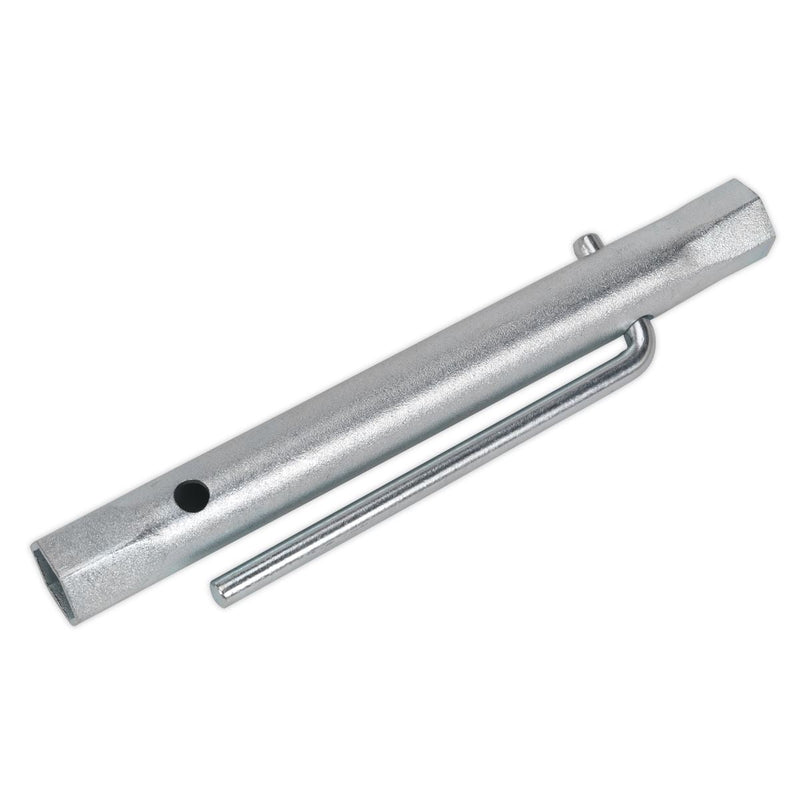 Sealey Double End Long Reach Spark Plug Box Spanner 16/18mm with L-Bar MS157 Sealey - Dynamic Drive