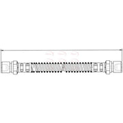 Apec Brake Hydraulic Hose Line Rear Left fits Chevrolet Tacuma 2005-2009 1.6 2.0