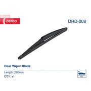 Denso Rear Wiper Blades fits Hyundai Kona 2017-2023 1.0 1.6 2.0
