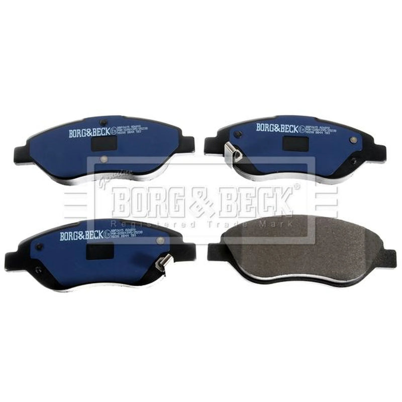 Borg & Beck Front Brake Vented Discs & Pads fits Fiat Tipo 2016-2020 1.4 1.6