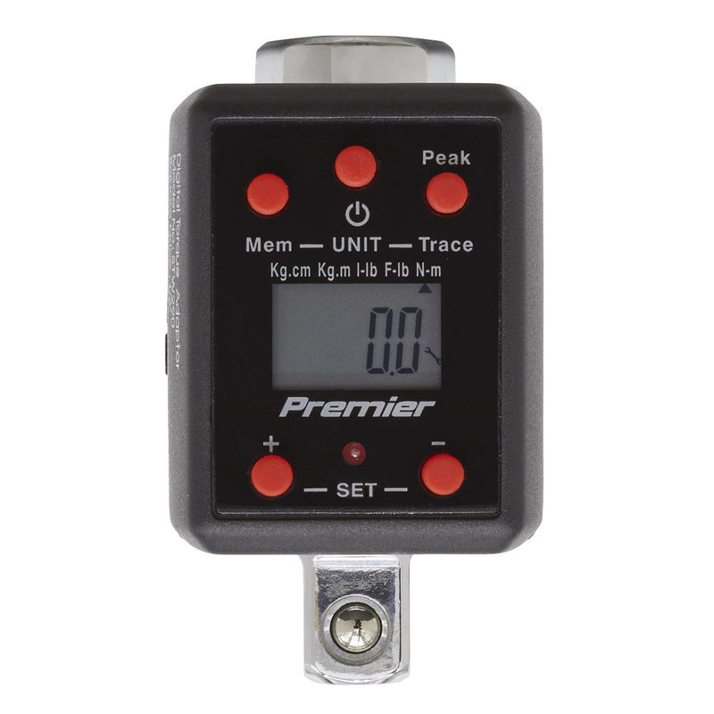 Sealey Torque Adaptor Digital 1/2"Sq Drive 40-200Nm(29.5-147.5lb.ft) STW290 Sealey - Dynamic Drive