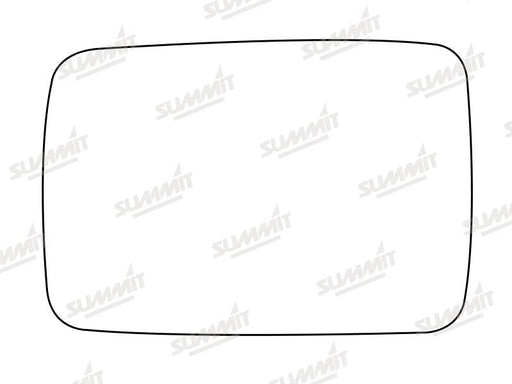 Summit Stick-On Standard Mirror Glass fits Ford Cortina Taunus LHS Summit - Bars 4 Cars