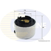 Comline Full Service Kit with Air, Oil, Fuel & Cabin Filters fits Audi Q5