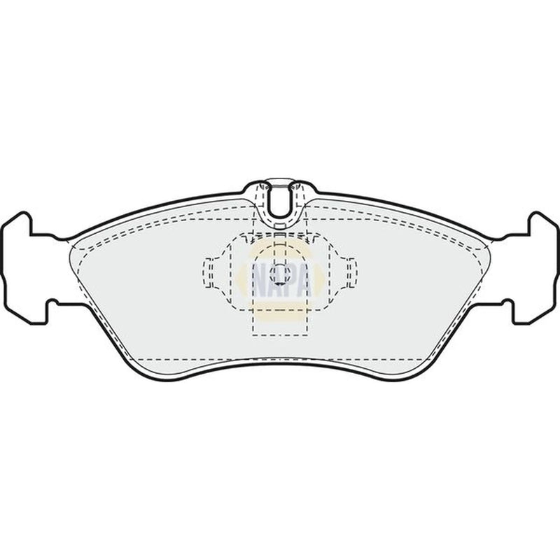 NAPA Rear Brake Pad Set fits Mercedes-Benz Sprinter 3-T 1995-2006