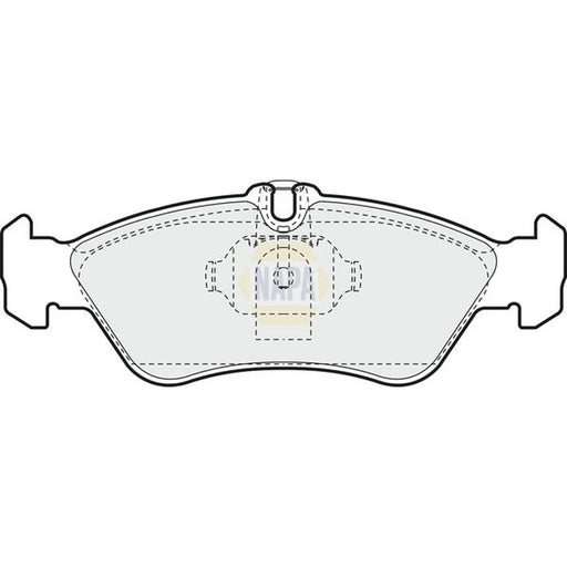 NAPA Rear Brake Pad Set NBP1454