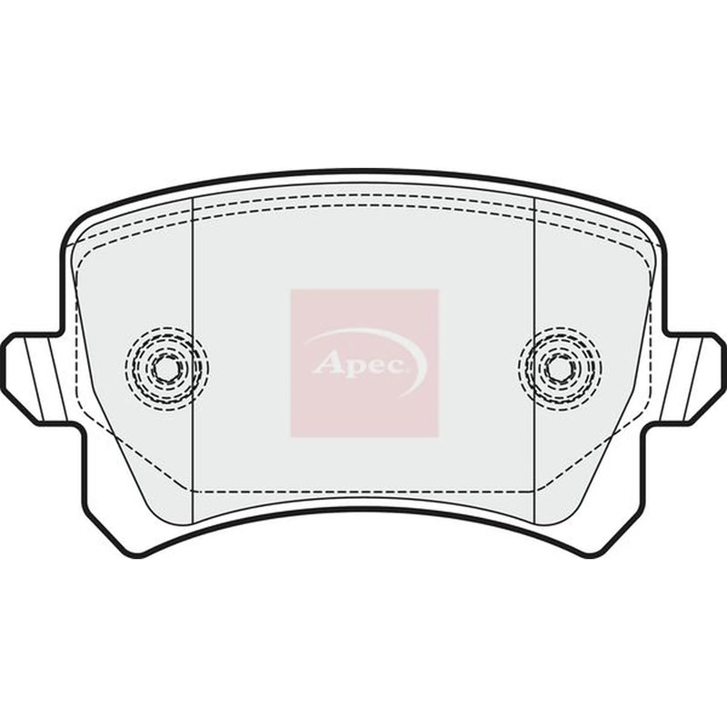Apec Rear Brake Pad Set PAD1654
