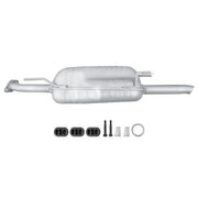 Hella End Silencer Rear fits Opel Astra G 1998-2004 1.8